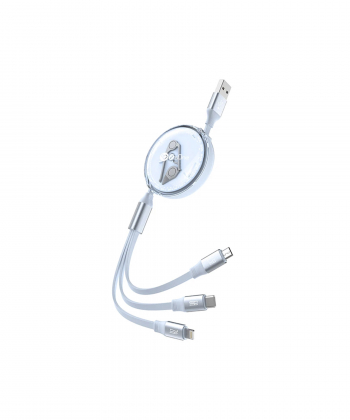 کابل تبدیل USB به USB-C / microUSB / لایتنینگ پرووان مدل PCC118R