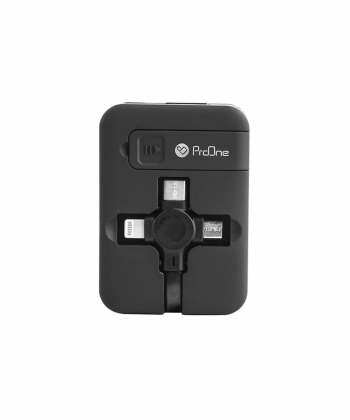 کابل تبدیل USB به USB-C / microUSB / لایتنینگ پرووان مدل PCC365R طول 1 متر