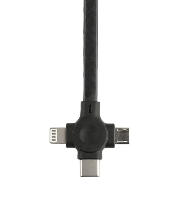 کابل تبدیل USB به USB-C / microUSB / لایتنینگ پرووان مدل PCC365R طول 1 متر