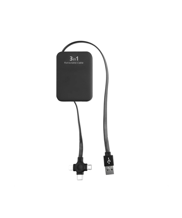 کابل تبدیل USB به USB-C / microUSB / لایتنینگ پرووان مدل PCC365R طول 1 متر
