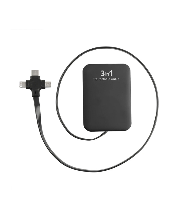 کابل تبدیل USB به USB-C / microUSB / لایتنینگ پرووان مدل PCC365R طول 1 متر