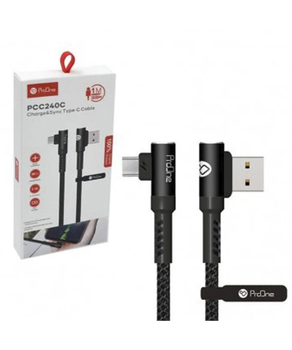 کابل تبدیل USB به USB-C پرووان مدل PCC240C طول 1 متر