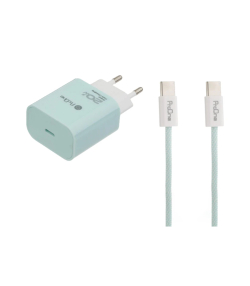 شارژر دیواری 20 وات پرووان مدل PWC540C به همراه کابل تبدیل usb-c