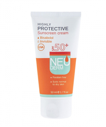 کرم ضد آفتاب SPF50 نئودرم Neuderm حجم 50 میلی لیتر