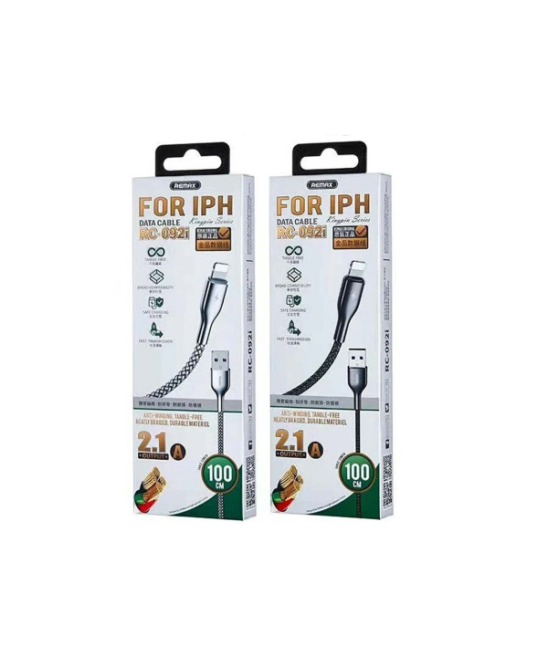 کابل تبدیل USB به لایتنینگ ریمکس مدل RC092i طول 1 متر
