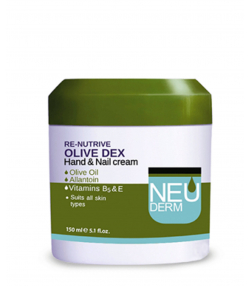 کرم ترمیم کننده پوست دست و ناخن نئودرم Neuderm مدل Re Nutrive حجم 150 میلی لیتر