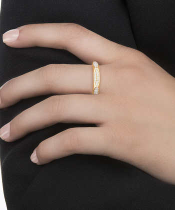 انگشتر سه بادامی اتمی کیا گالری Kia Gallery کد RM660