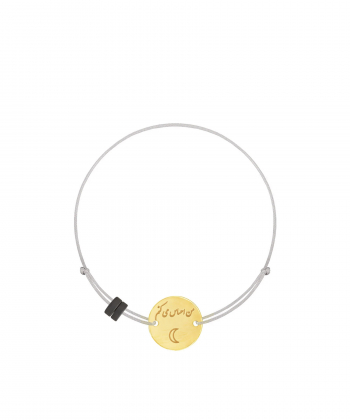 دستبند طلا بافت نماد ماه تیر پرسته Parasteh کد146212