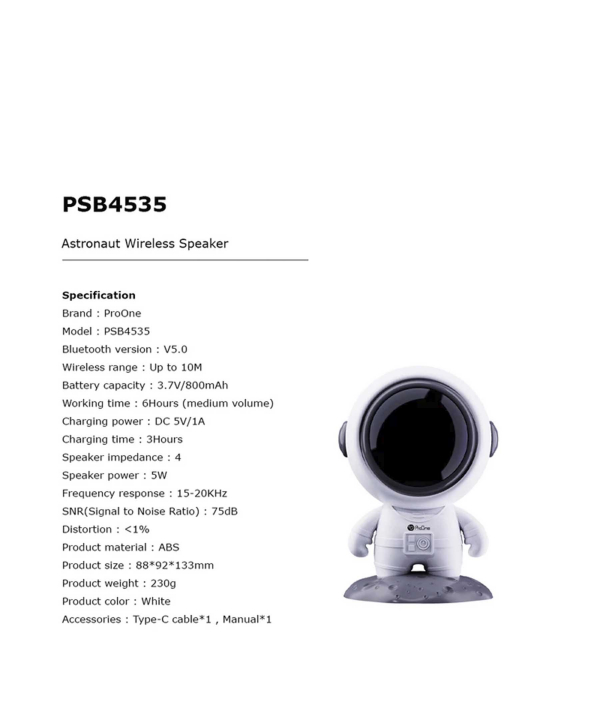 اسپیکر بلوتوثی قابل حمل پرووان مدل PSB4535