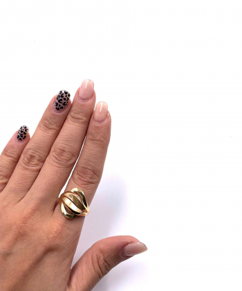 انگشتر ریحان آذر هماتیت گلد Hematite Gold کد 131630