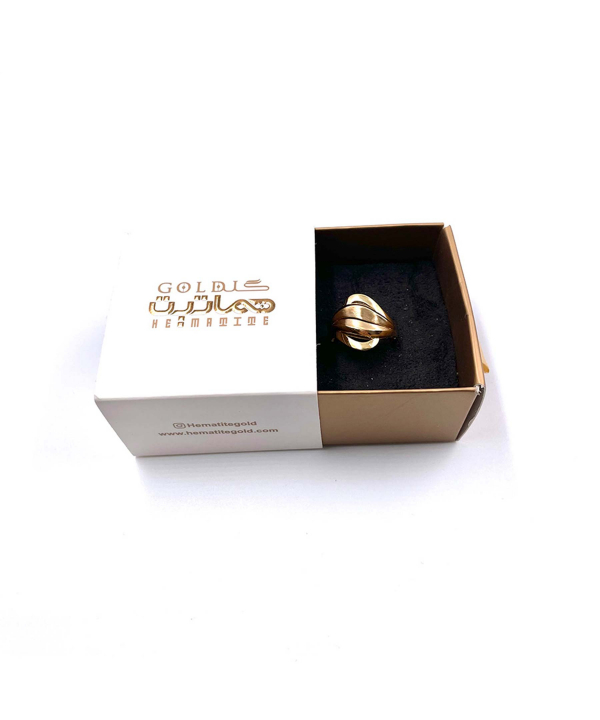 انگشتر ریحان آذر هماتیت گلد Hematite Gold کد 131630