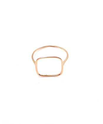 انگشتر مینیمال مهتابی هماتیت گلد Hematite Gold کد 131550