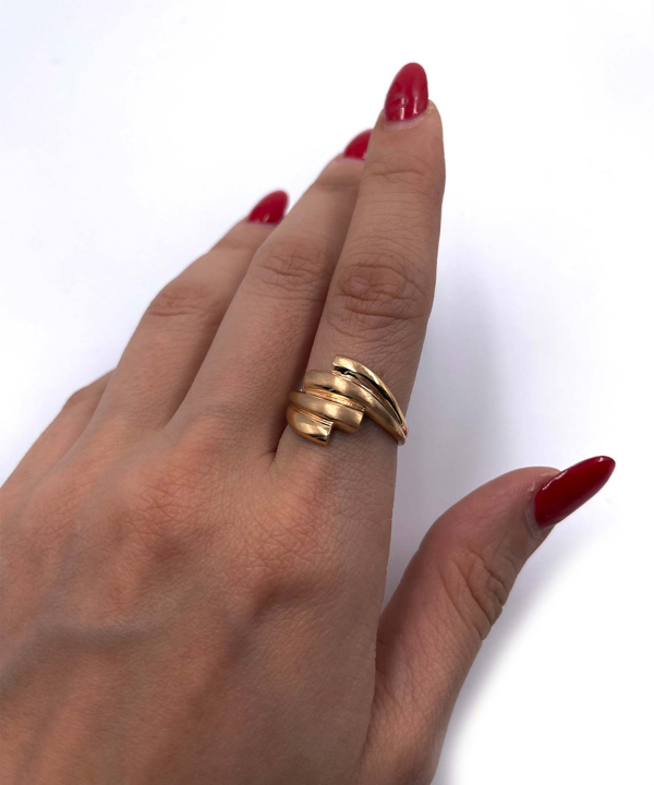 انگشتر ریحان بهشاد هماتیت گلد Hematite Gold کد 131215