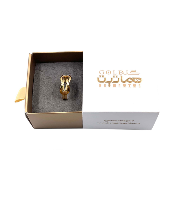 انگشتر بینهایت آنسه هماتیت گلد Hematite Gold کد 132462