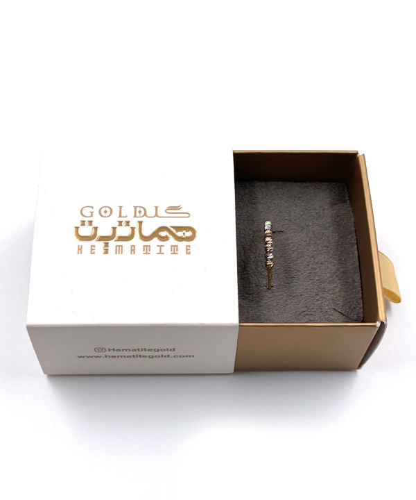 انگشتر البرناردو شبنم هماتیت گلد Hematite Gold کد 132601