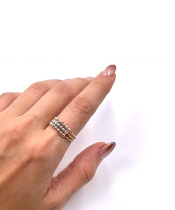 انگشتر البرناردو زیبا هماتیت گلد Hematite Gold کد 132603
