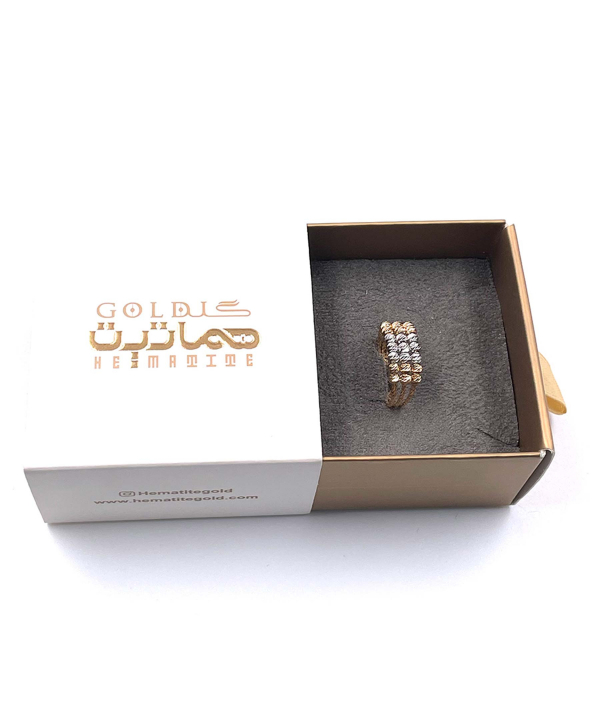انگشتر البرناردو رستا هماتیت گلد Hematite Gold کد 132604