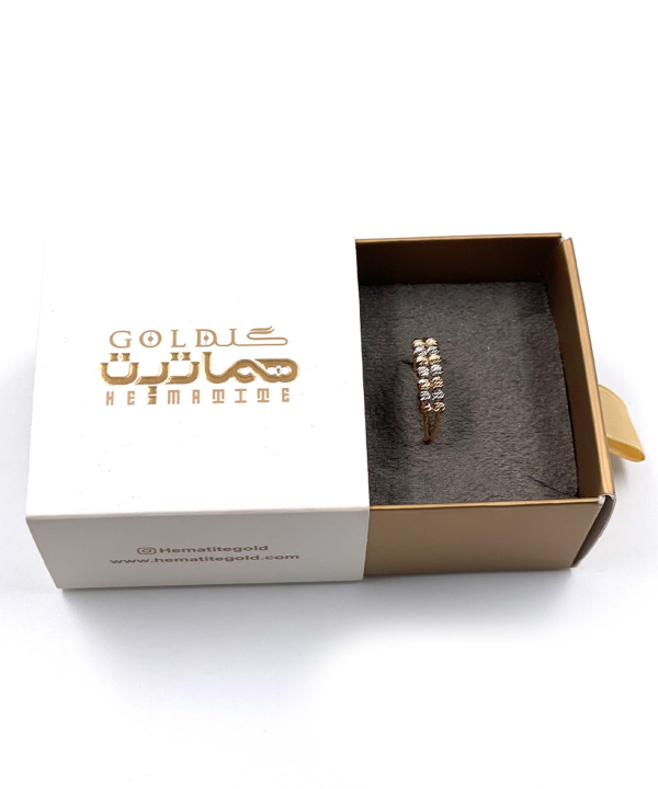 انگشتر البرناردو آوا هماتیت گلد Hematite Gold کد 132605