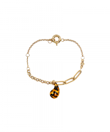 دستبند آویز دامله هماتیت گلد Hematite Gold کد 135739