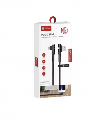 کابل تبدیل USB به microUSB پرووان مدل PCC235 طول 1 متر