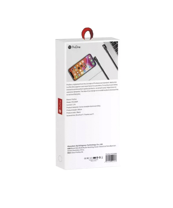 کابل تبدیل USB به microUSB پرووان مدل PCC235 طول 1 متر