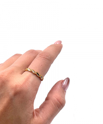 انگشتر آس اریکا هماتیت گلد Hematite Gold کد 132586