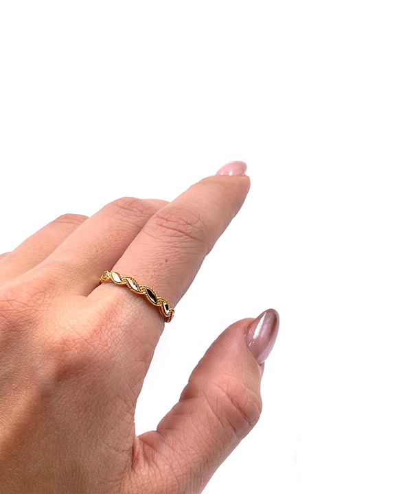 انگشتر آس اریکا هماتیت گلد Hematite Gold کد 132586