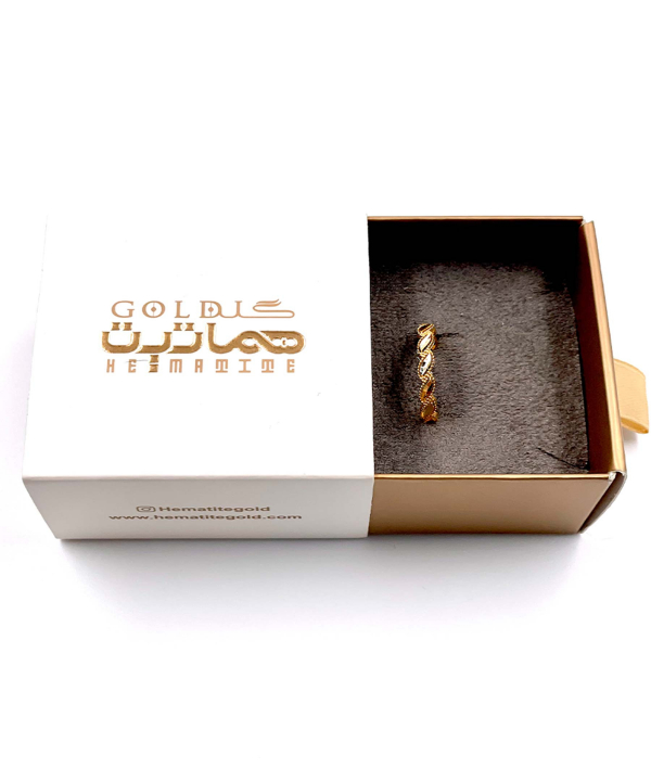 انگشتر آس اریکا هماتیت گلد Hematite Gold کد 132586