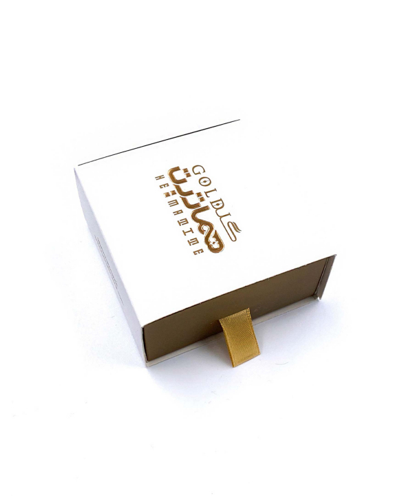 پلاک لیزری بال فرشته هماتیت گلد Hematite Gold کد 132041