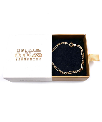 دستبند فیگارو مریم هماتیت گلد Hematite Gold کد 131106