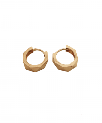 گوشواره لوکس ژینا هماتیت گلد Hematite Gold کد 132607