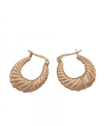 گوشواره دامله بهنوش هماتیت گلد Hematite Gold کد 132578