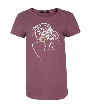 تیشرت زنانه طرح دار جامه پوش آرا JPA