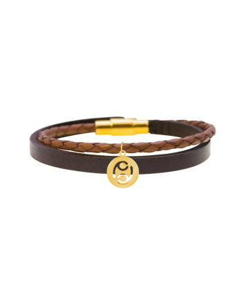 دستبند طلا چرمی نماد ماه تیر پرسته Parasteh کد54461