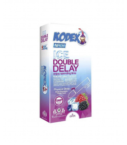 کاندوم ناچ کدکس Nach Kodex مدل Ice Double Delay بسته 10 عددی