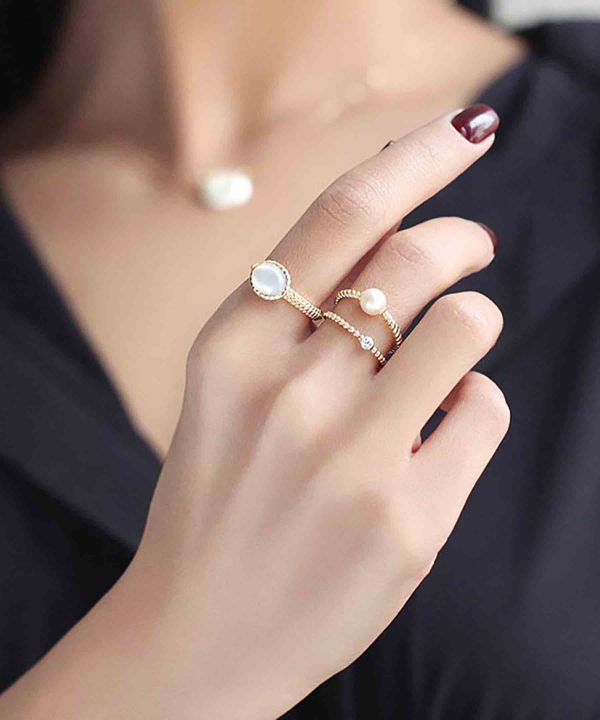 انگشتر گوارسه سه چنگ کیا گالری Kia Gallery کد RM515