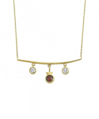 گردنبند انار هلال خط کیا گالری Kia Gallery کد RSK-1503