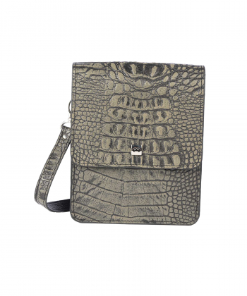 کیف دوشی چرم طبیعی زنانه منط مدل b277