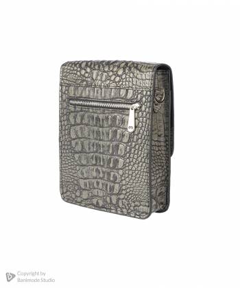 کیف دوشی چرم طبیعی زنانه منط مدل b277