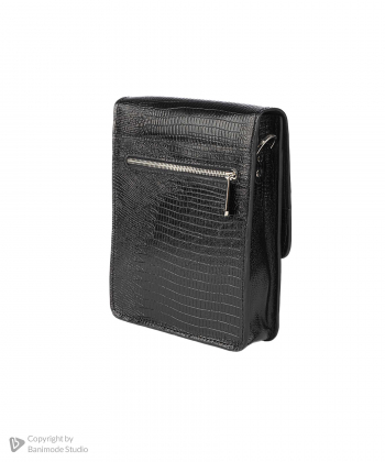 کیف دوشی چرم طبیعی زنانه منط مدل b277