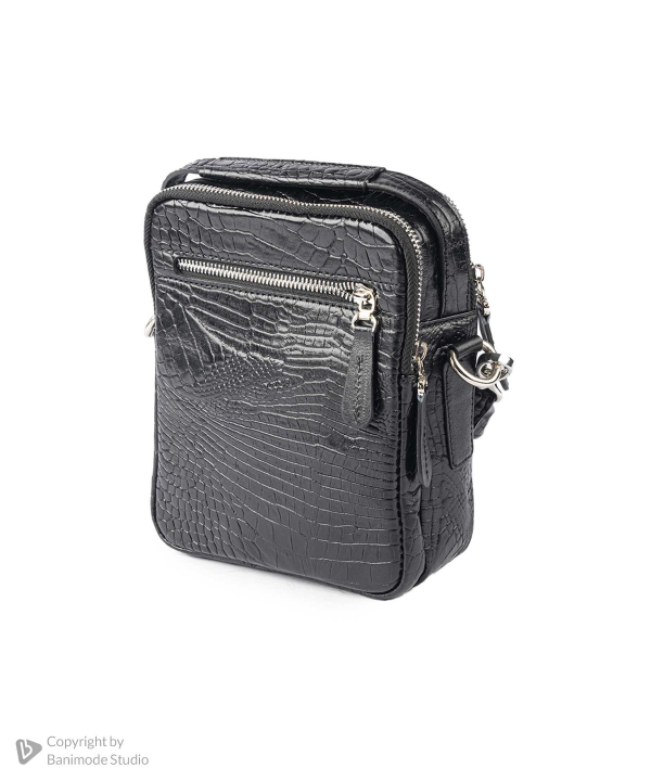 کیف دوشی چرم طبیعی مردانه مستر چرم مدل 11475