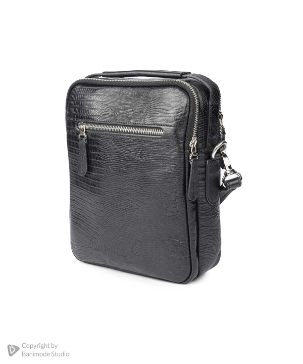 کیف دوشی چرم طبیعی مردانه مستر چرم Mr Charm مدل mrch11475