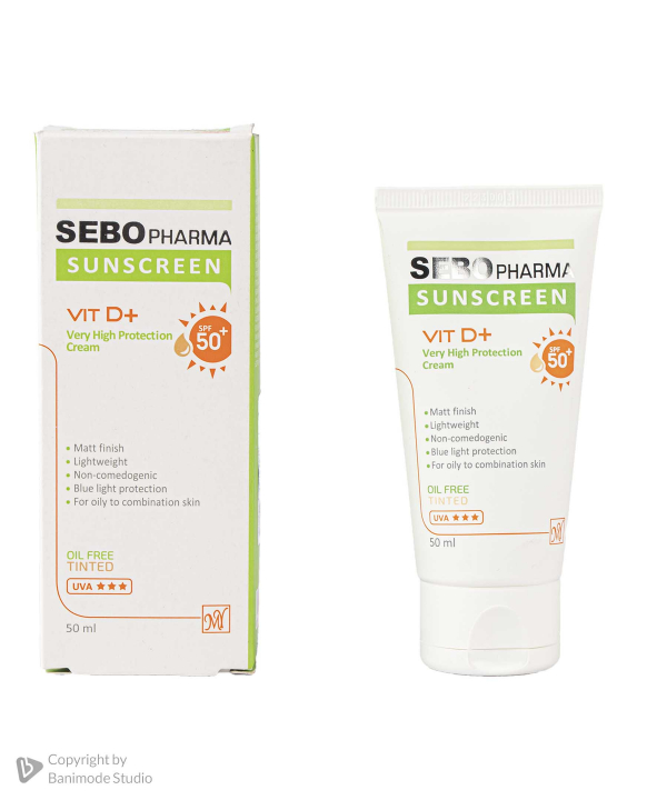 کرم ضدآفتاب مای My با SPF50 فاقد چربی رنگی اگزو فارما حجم 50 میلی لیتر
