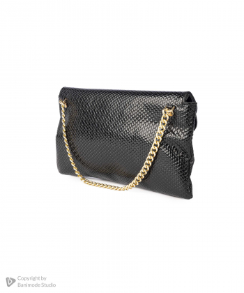 کیف دوشی چرم طبیعی زنانه منط مدل 4115