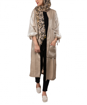 مانتو مجلسی بلند زنانه بالون Balloon