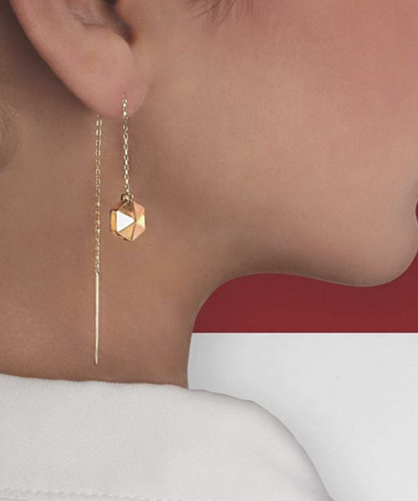 گوشواره انار بخیه کیا گالری Kia Gallery کد RZE-1857