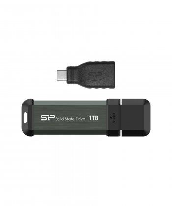 اس اس دی اکسترنال سیلیکون پاور مدل MS70 ظرفیت یک ترابایت به همراه تبدیل USBبه Type-c