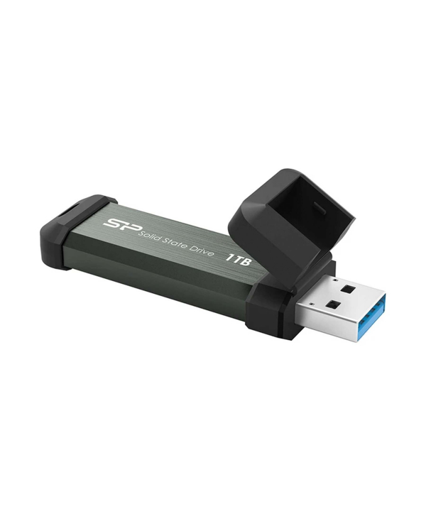 اس اس دی اکسترنال سیلیکون پاور مدل MS70 ظرفیت یک ترابایت به همراه تبدیل USBبه Type-c