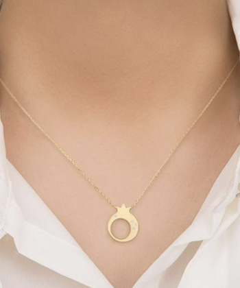 گردنبند انار سفید کیا گالری Kia Gallery کد RSK-1138