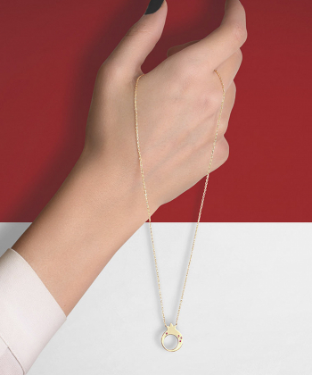 گردنبند انار قرمز کیا گالری Kia Gallery کد RSK-1138-1